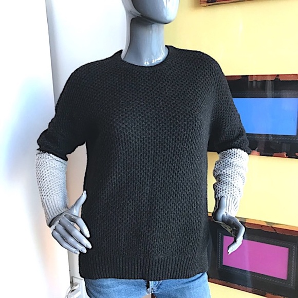 VINCE Wool/Yak Blend Honeycomb Stitch Pullover NWOT/ sz: XS - Picture 2 of 11